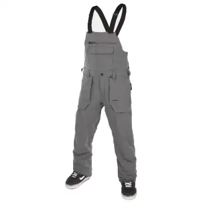 Spodnie snowboardowe Volcom Roan Bib Overall (dark grey)