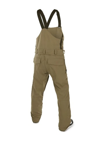 Spodnie snowboardowe Volcom Roan Bib Overall (dark teak)