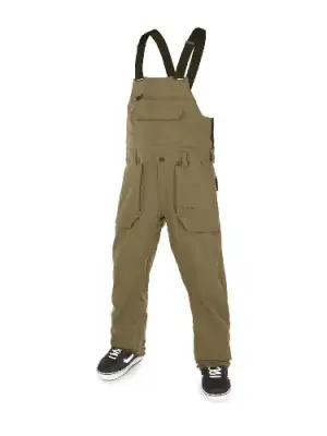 Spodnie snowboardowe Volcom Roan Bib Overall (dark teak)