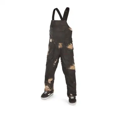 Spodnie snowboardowe Volcom Roan Bib Overall (bleach black)