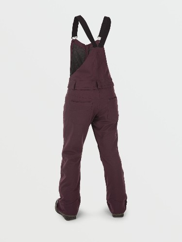 Spodnie snowboardowe Volcom Swift Bib Overall Wmn (black plum)