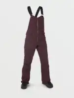 Spodnie snowboardowe Volcom Swift Bib Overall Wmn (black plum)
