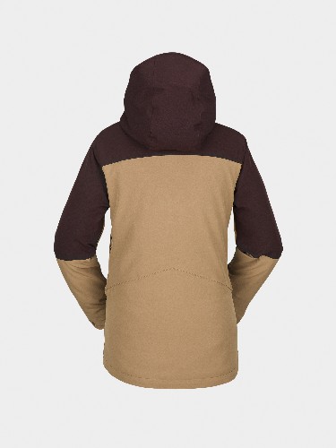 Kurtka snowboardowa Volcom Shelter 3D Stretch Wmn (caramel)