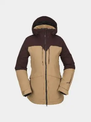 Kurtka snowboardowa Volcom Shelter 3D Stretch Wmn (caramel)