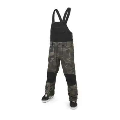 Volcom Roan Bib Overall (cloudwash camo)