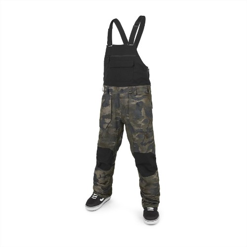 Volcom Roan Bib Overall (cloudwash camo)
