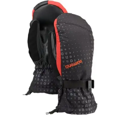 Burton Profile Mitt True Black Corpo Print