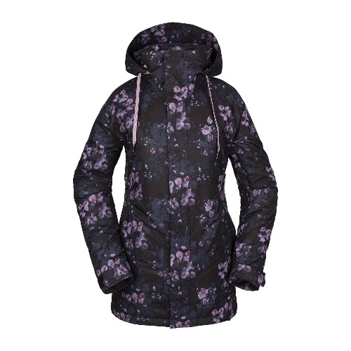 Kurtka Snowboardowa Volcom '20 Westland insulated Black Floral Print Women